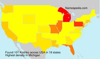 Surname Koshko in USA Surname Koshko in USA