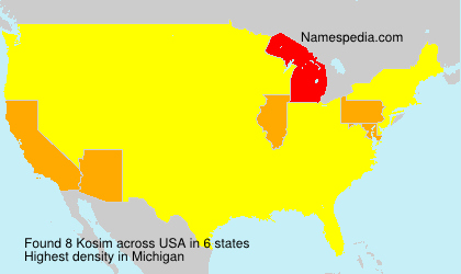 Surname Kosim in USA Surname Kosim in USA