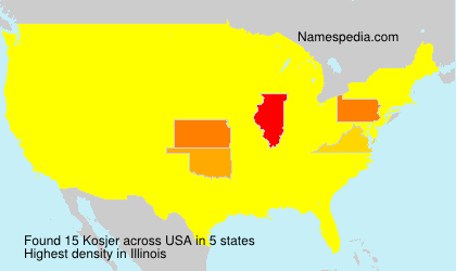 Surname Kosjer in USA Surname Kosjer in USA