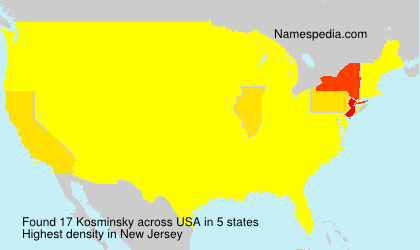 Surname Kosminsky in USA Surname Kosminsky in USA