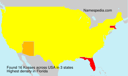 Surname Kosses in USA Surname Kosses in USA