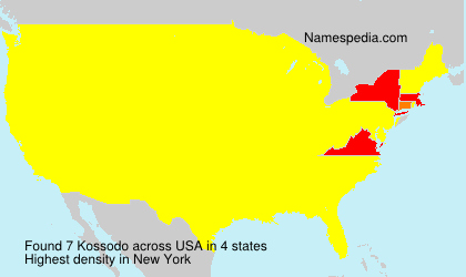 Surname Kossodo in USA Surname Kossodo in USA