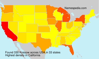 Surname Kossow in USA Surname Kossow in USA