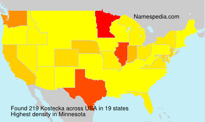 Surname Kostecka in USA Surname Kostecka in USA