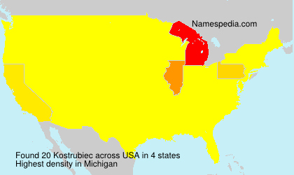 Surname Kostrubiec in USA Surname Kostrubiec in USA