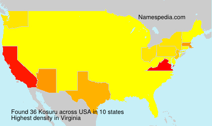 Surname Kosuru in USA Surname Kosuru in USA