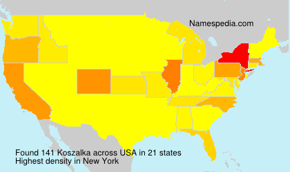 Surname Koszalka in USA Surname Koszalka in USA