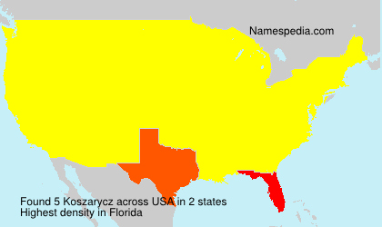 Surname Koszarycz in USA Surname Koszarycz in USA