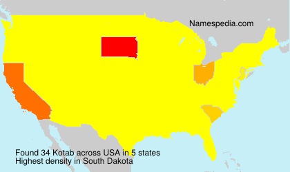 Surname Kotab in USA Surname Kotab in USA