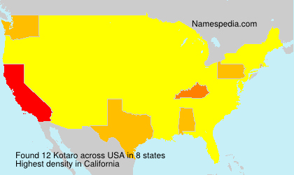 Surname Kotaro in USA Surname Kotaro in USA