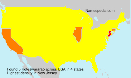 Surname Koteswararao in USA Surname Koteswararao in USA