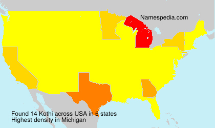 Surname Kothi in USA Surname Kothi in USA