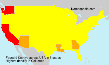 Surname Kothiya in USA Surname Kothiya in USA