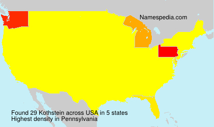 Surname Kothstein in USA Surname Kothstein in USA
