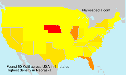 Surname Kotil in USA Surname Kotil in USA