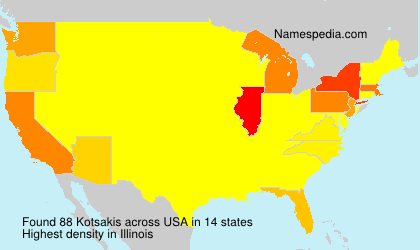 Surname Kotsakis in USA Surname Kotsakis in USA