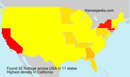 Surname Kottage in USA Surname Kottage in USA