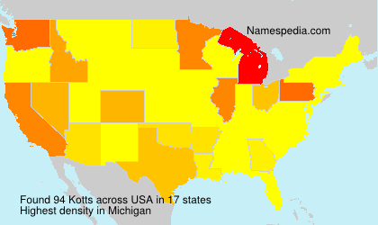 Surname Kotts in USA Surname Kotts in USA