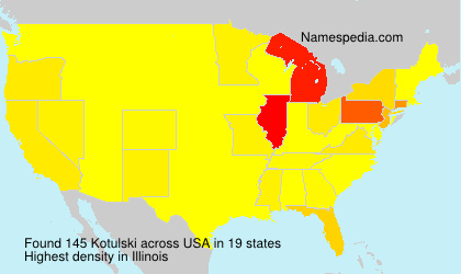 Surname Kotulski in USA Surname Kotulski in USA