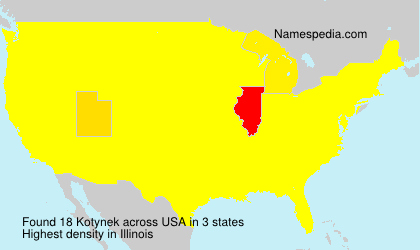 Surname Kotynek in USA Surname Kotynek in USA
