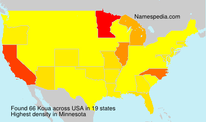 Surname Koua in USA Surname Koua in USA