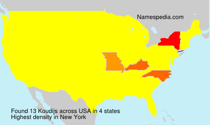 Surname Koudijs in USA Surname Koudijs in USA
