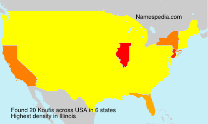 Surname Koufis in USA Surname Koufis in USA