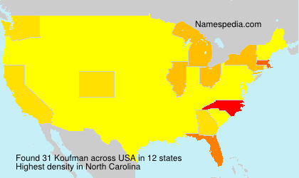 Surname Koufman in USA Surname Koufman in USA