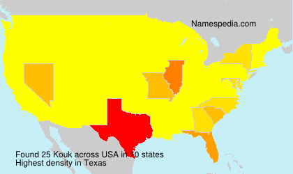 Surname Kouk in USA Surname Kouk in USA