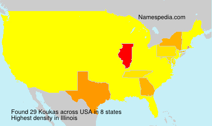 Surname Koukas in USA