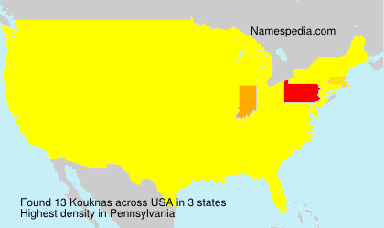 Surname Kouknas in USA Surname Kouknas in USA