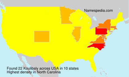 Surname Koulibaly in USA Surname Koulibaly in USA