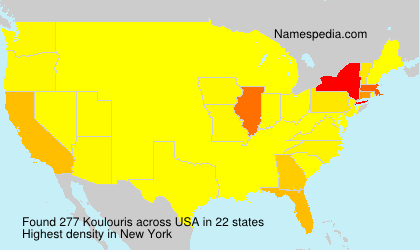 Surname Koulouris in USA Surname Koulouris in USA