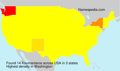 Surname Koumantaros in USA