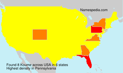 Surname Koume in USA Surname Koume in USA