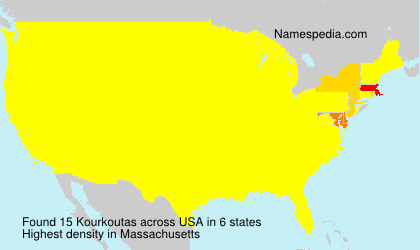 Surname Kourkoutas in USA Surname Kourkoutas in USA