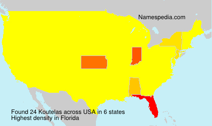 Surname Koutelas in USA Surname Koutelas in USA