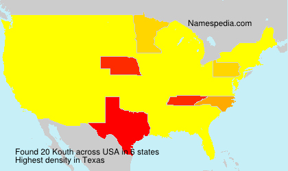 Surname Kouth in USA Surname Kouth in USA