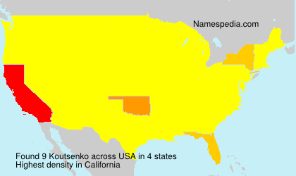 Surname Koutsenko in USA Surname Koutsenko in USA