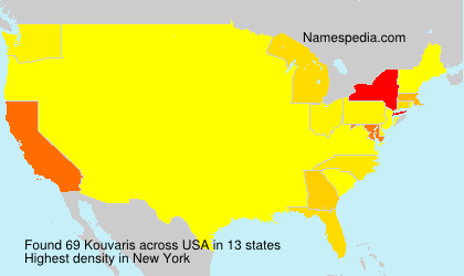 Surname Kouvaris in USA Surname Kouvaris in USA
