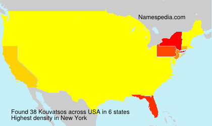 Surname Kouvatsos in USA Surname Kouvatsos in USA