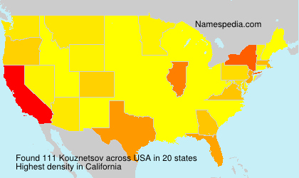 Surname Kouznetsov in USA Surname Kouznetsov in USA
