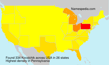 Surname Kovalchik in USA Surname Kovalchik in USA