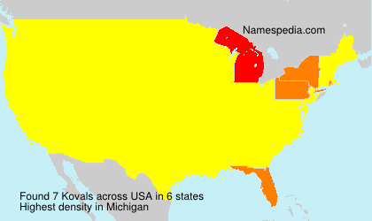 Surname Kovals in USA Surname Kovals in USA