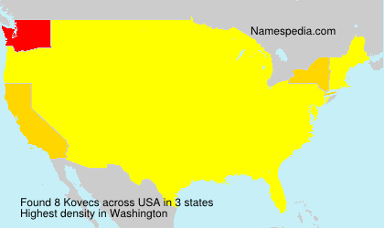 Surname Kovecs in USA Surname Kovecs in USA