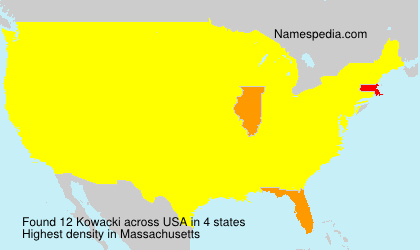 Surname Kowacki in USA Surname Kowacki in USA