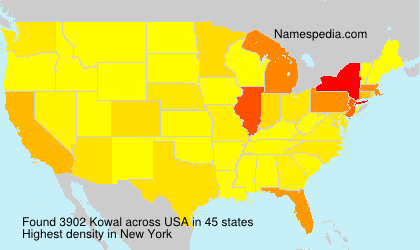 Surname Kowal in USA Surname Kowal in USA