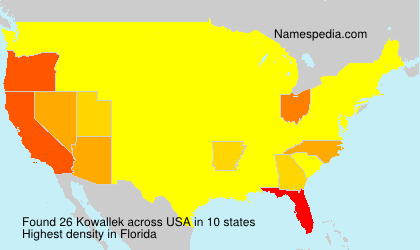 Surname Kowallek in USA Surname Kowallek in USA