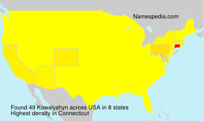 Surname Kowalyshyn in USA Surname Kowalyshyn in USA