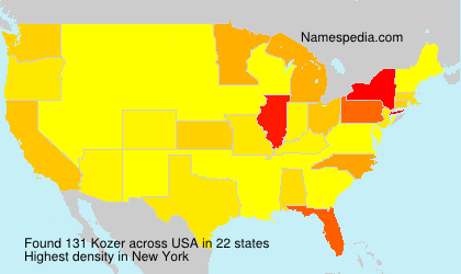 Surname Kozer in USA Surname Kozer in USA